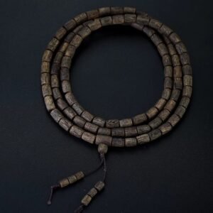 Submerged Vietnam Nha Trang Bai Qi Nan agarwood bracelet high fat male Buddha beads high-end collection text play multi-circle bracelet